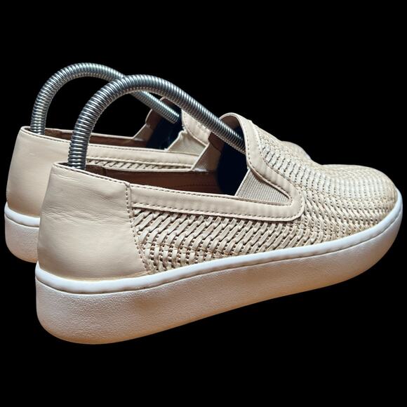 KAARI BLUE Women's 8 Cream Woven Loafer Slip On Comfort Shoes Casual - Picture 6 of 11